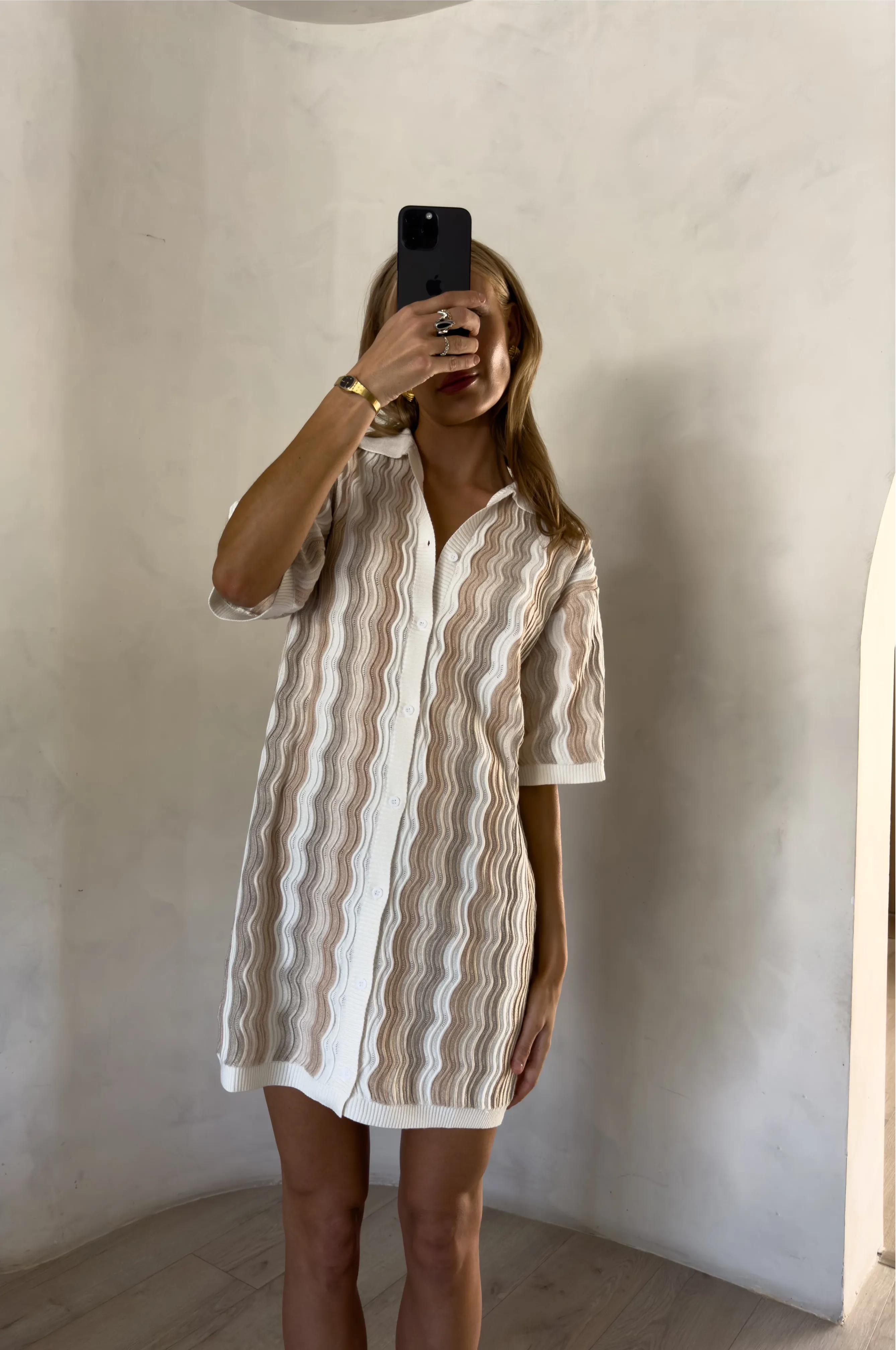 Felix Knit Dress — Neutral