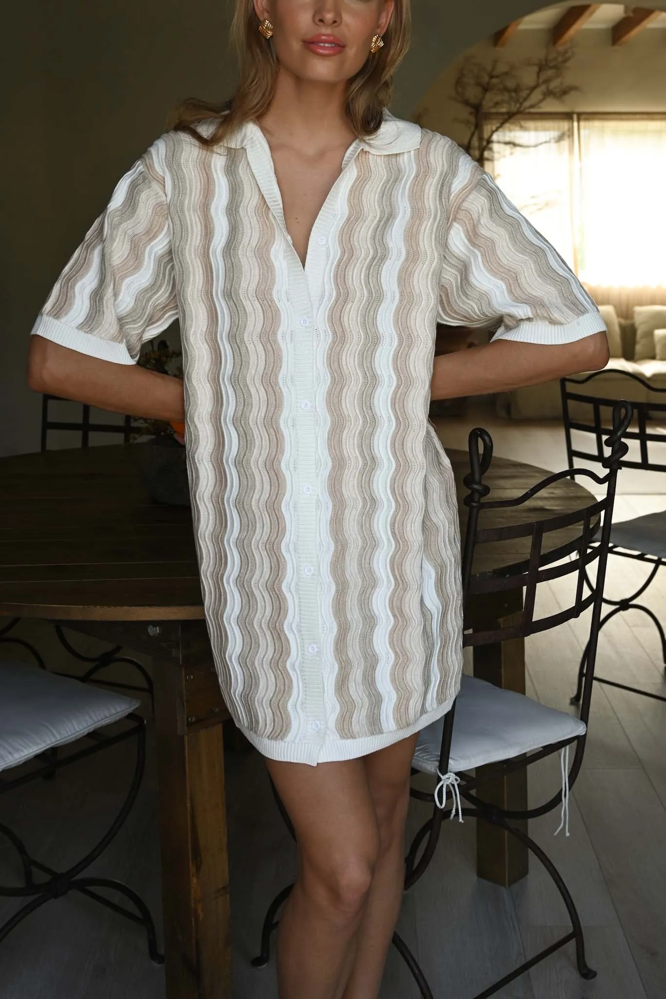 Felix Knit Dress — Neutral