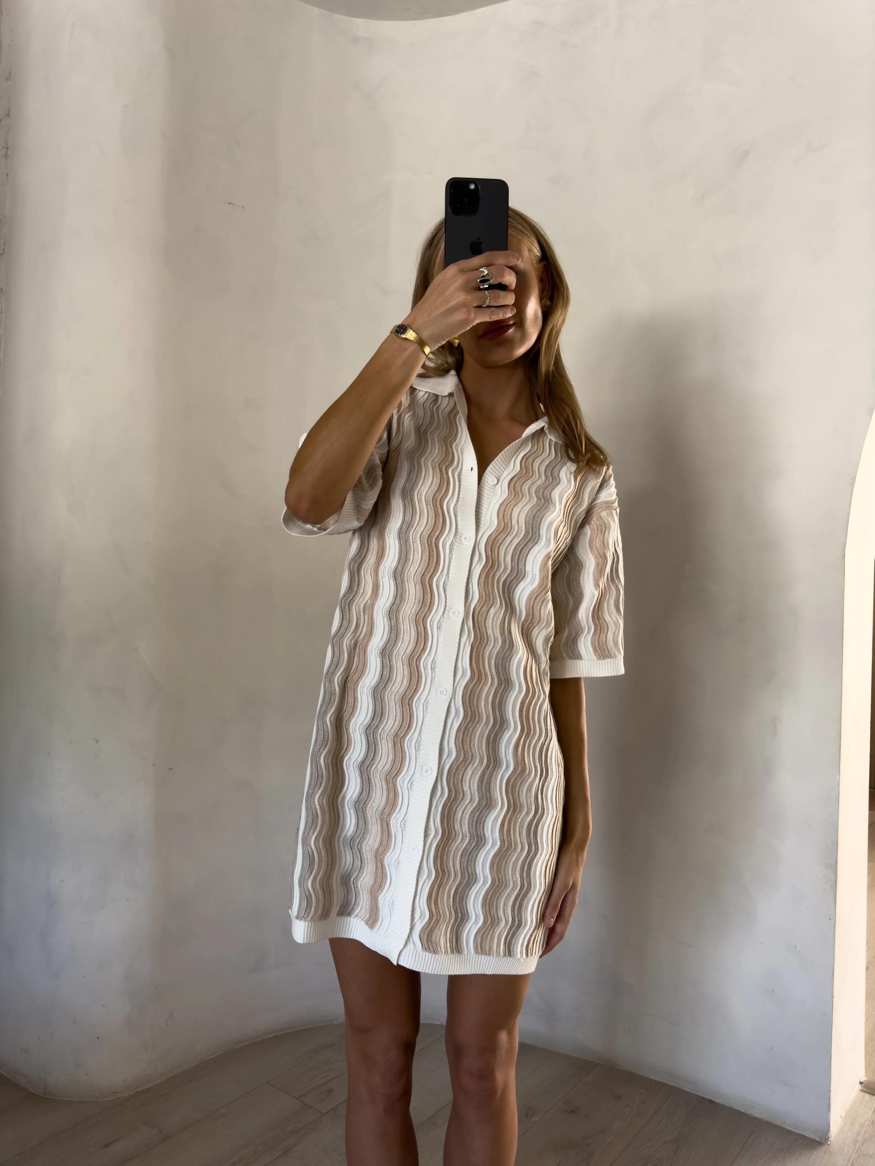 Felix Knit Dress — Neutral