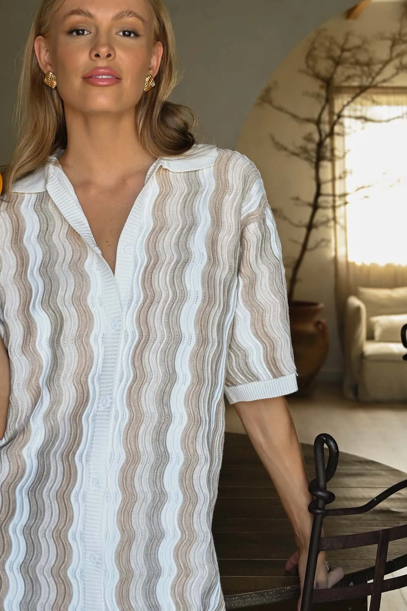 Felix Knit Dress — Neutral