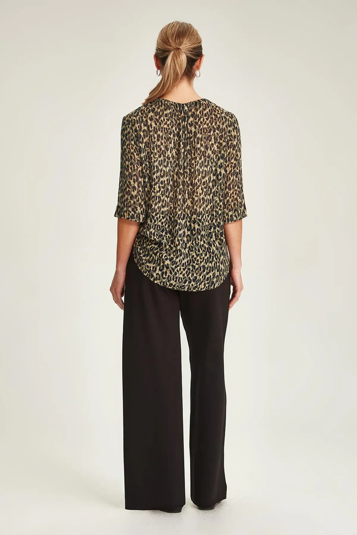 GISELE LEOPARD BLOUSE