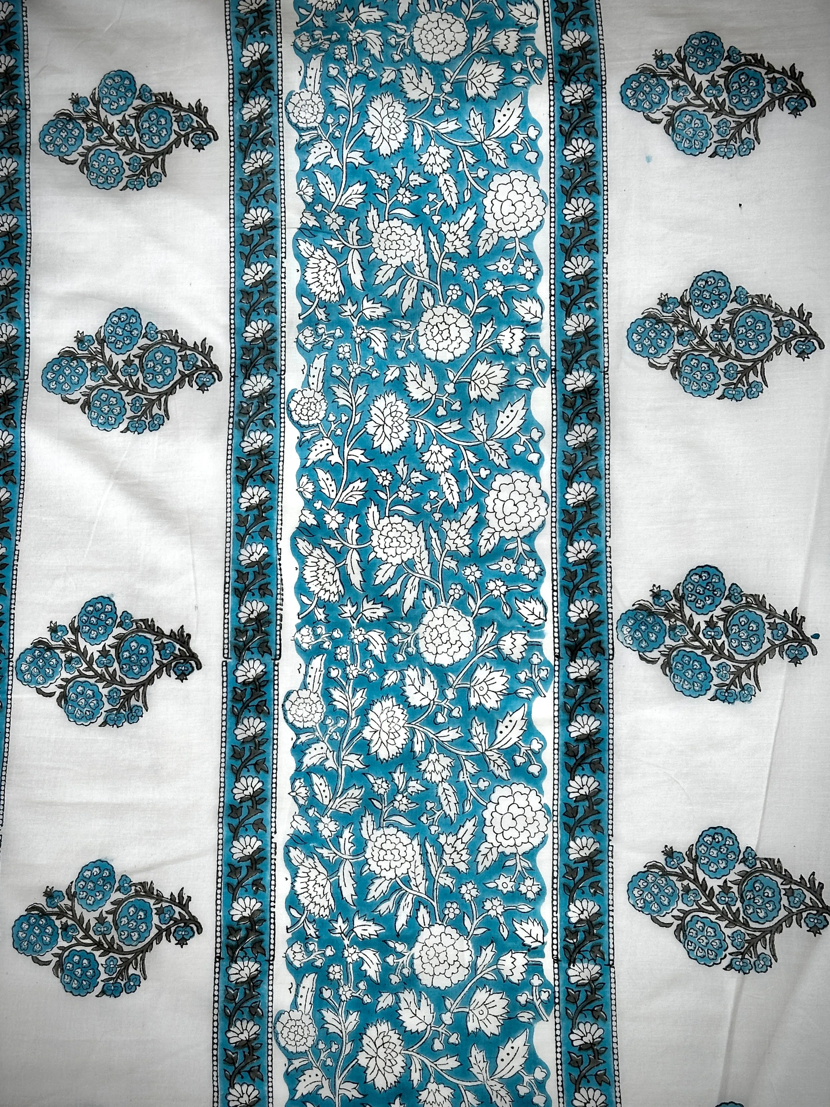 Glacier Glint | Printed Practice Saree