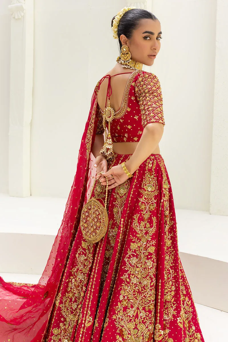Golden Work Pakistani Wedding Dresses