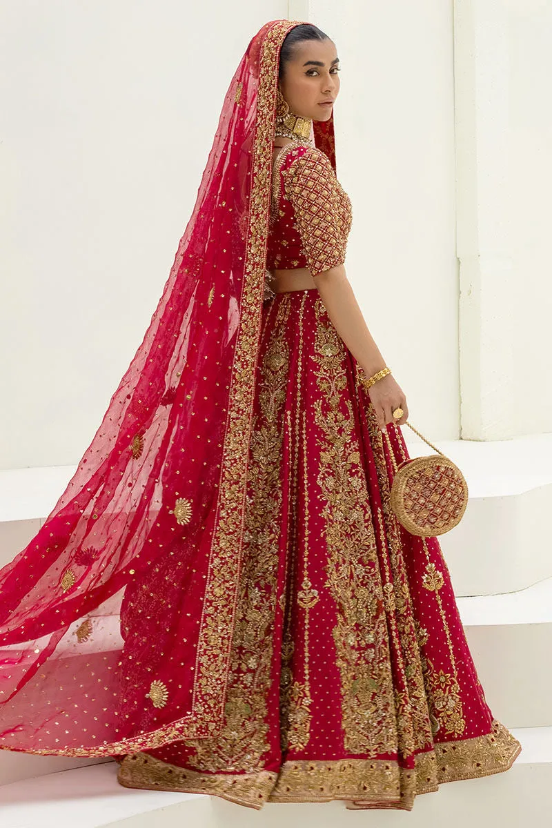 Golden Work Pakistani Wedding Dresses