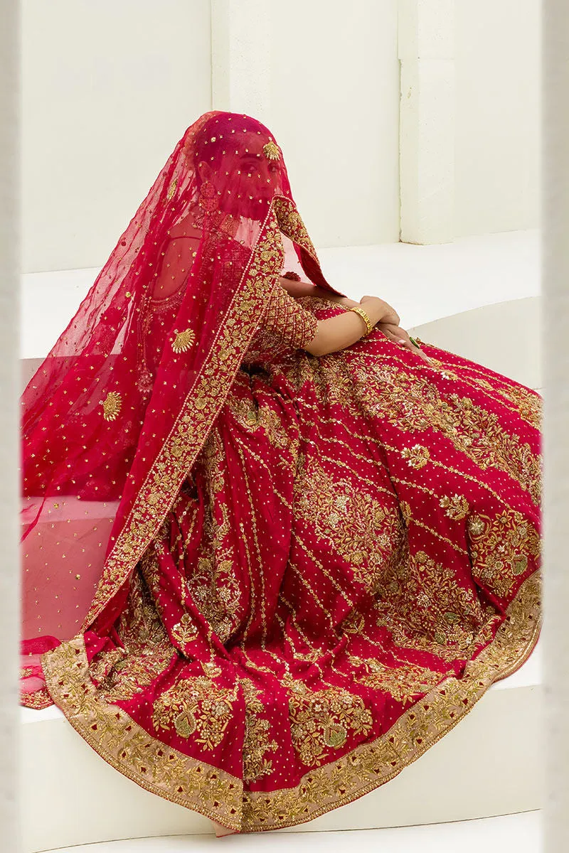 Golden Work Pakistani Wedding Dresses