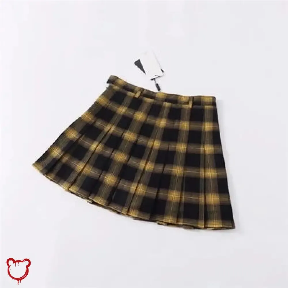 Goth Plaid Skirt'