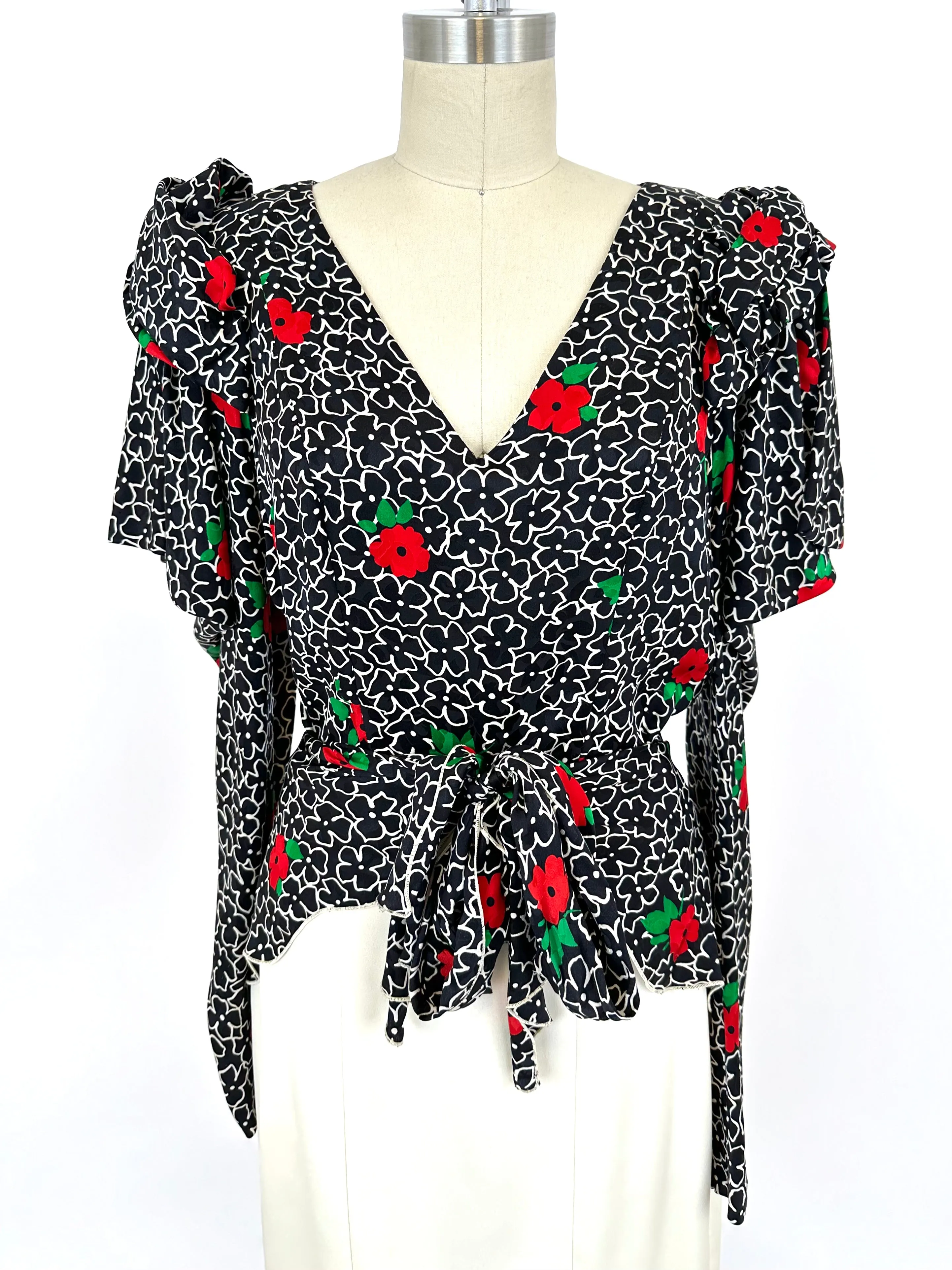 Holly's Harp Romantics Silk Floral Dress*
