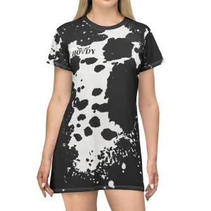 Howdy T-Shirt Dress (AOP)