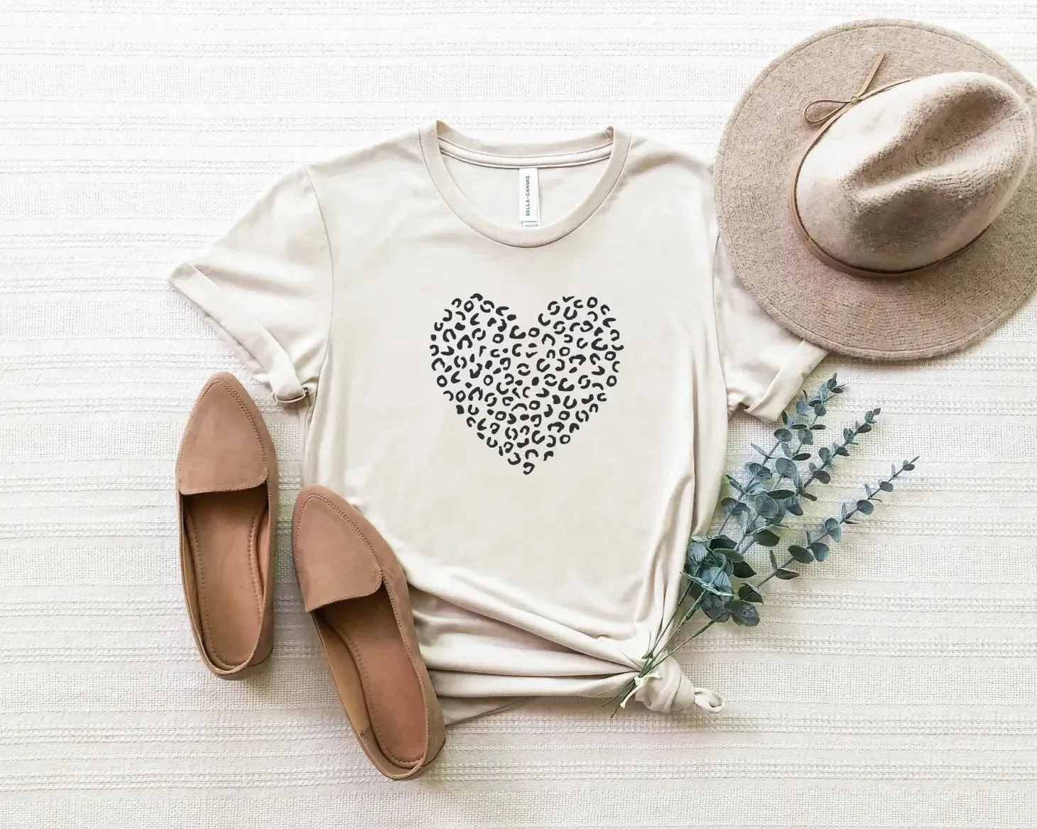 I Love Leopard Tee