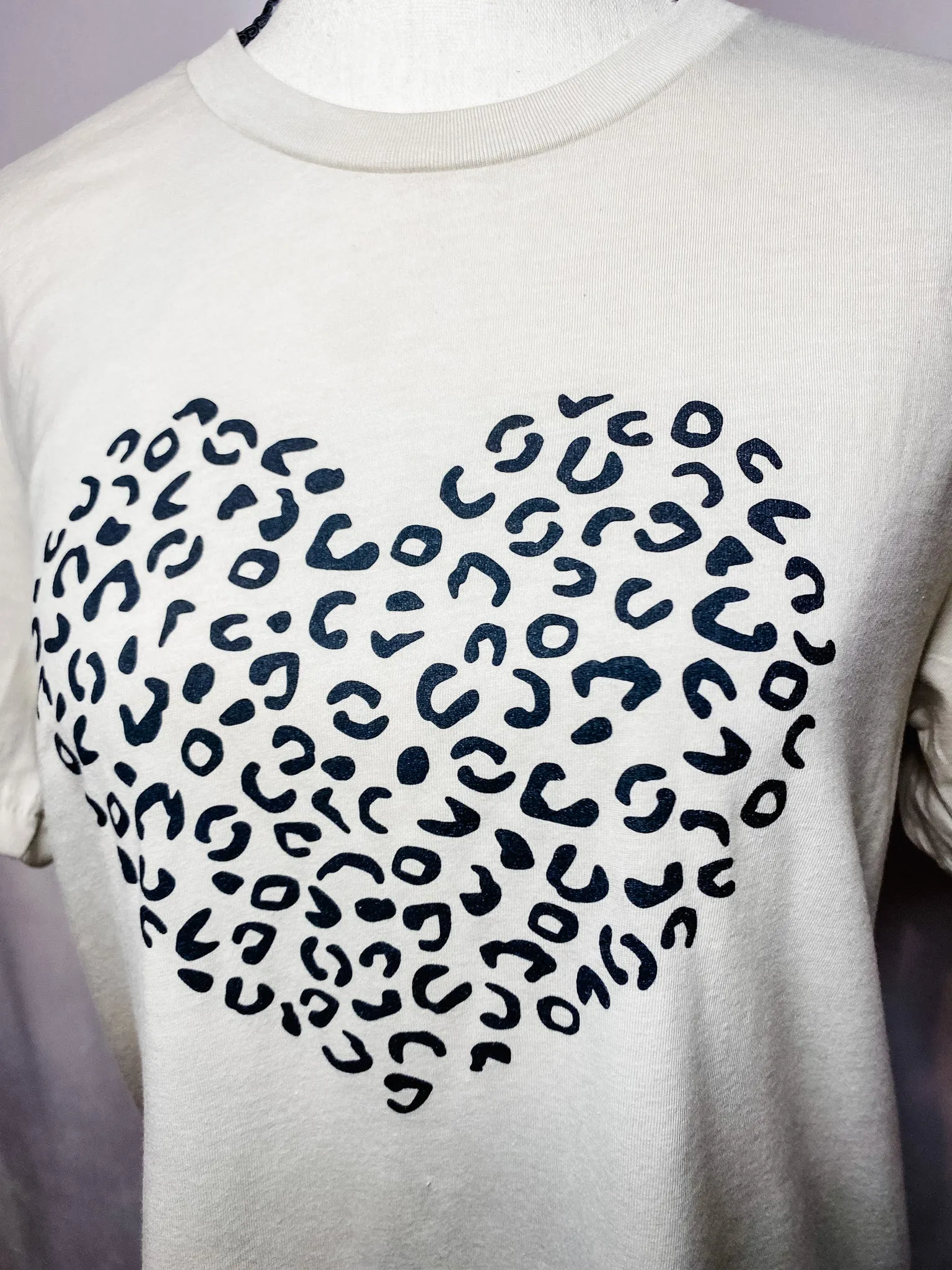 I Love Leopard Tee