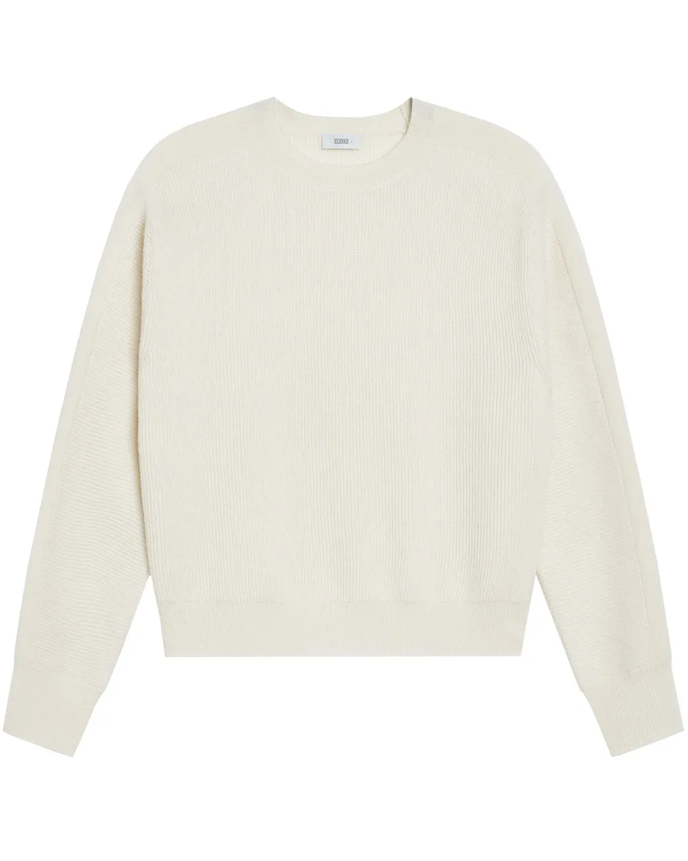 Ivory Crew Long Sleeve Sweater