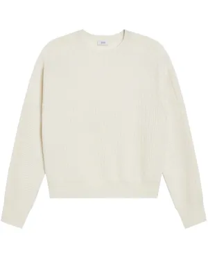Ivory Crew Long Sleeve Sweater