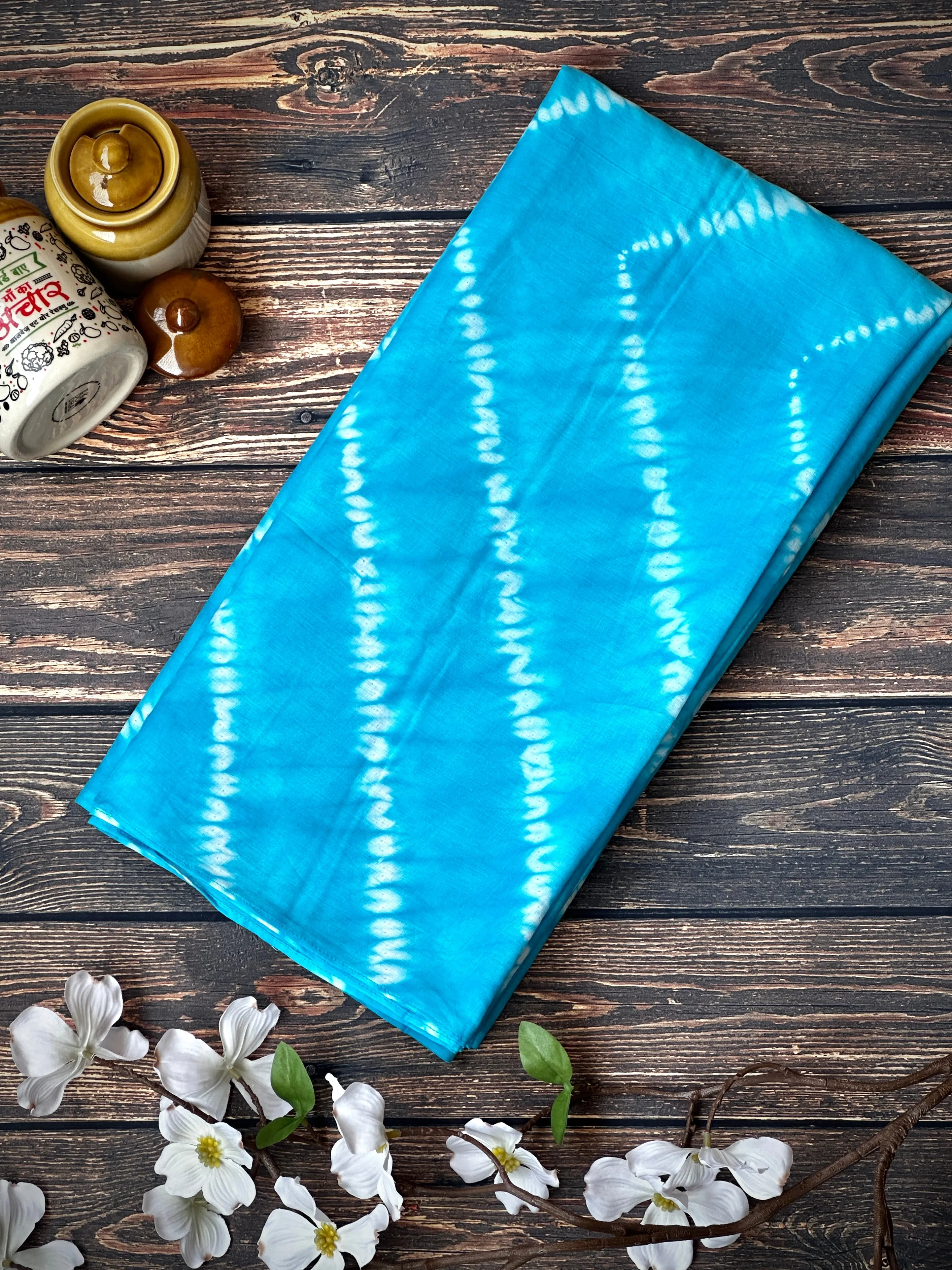 Ivory Weave | Printed Practice Saree