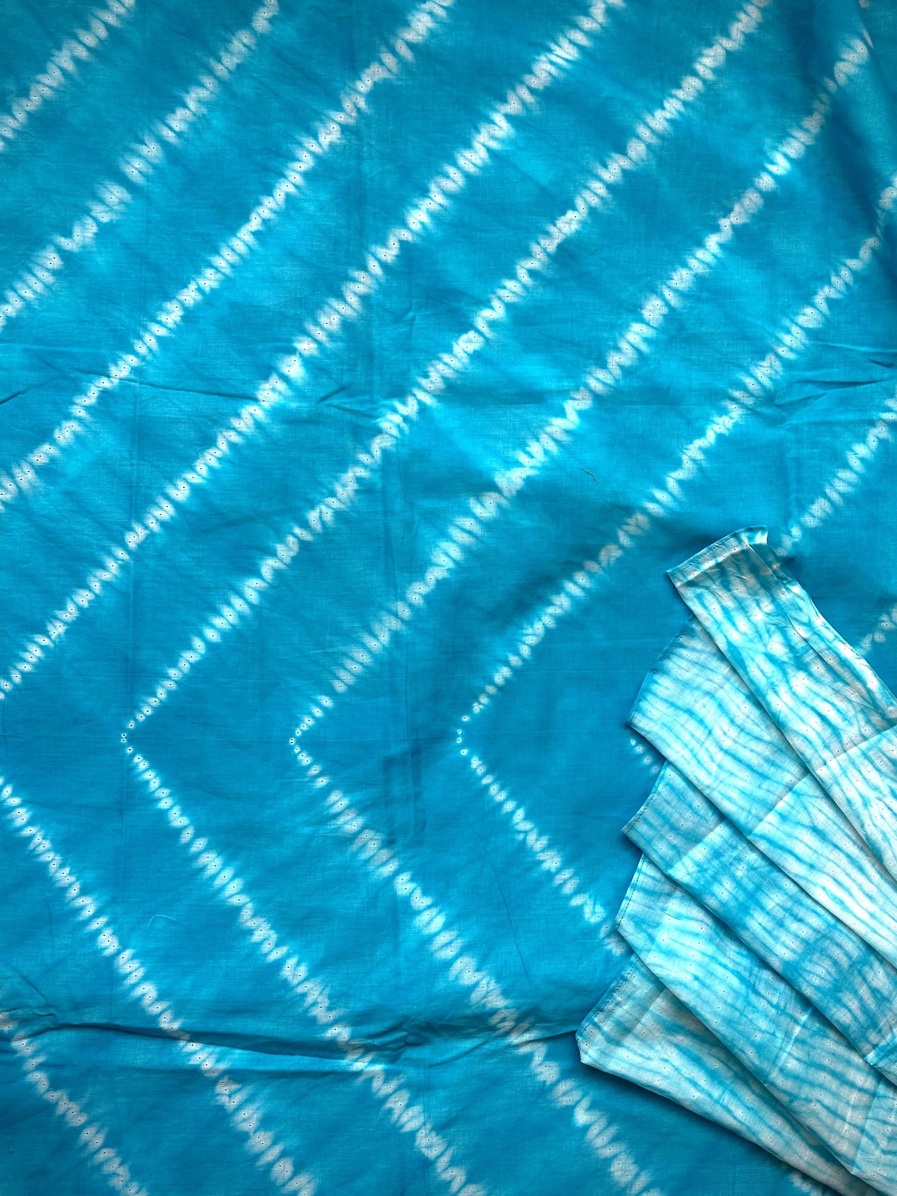 Ivory Weave | Printed Practice Saree