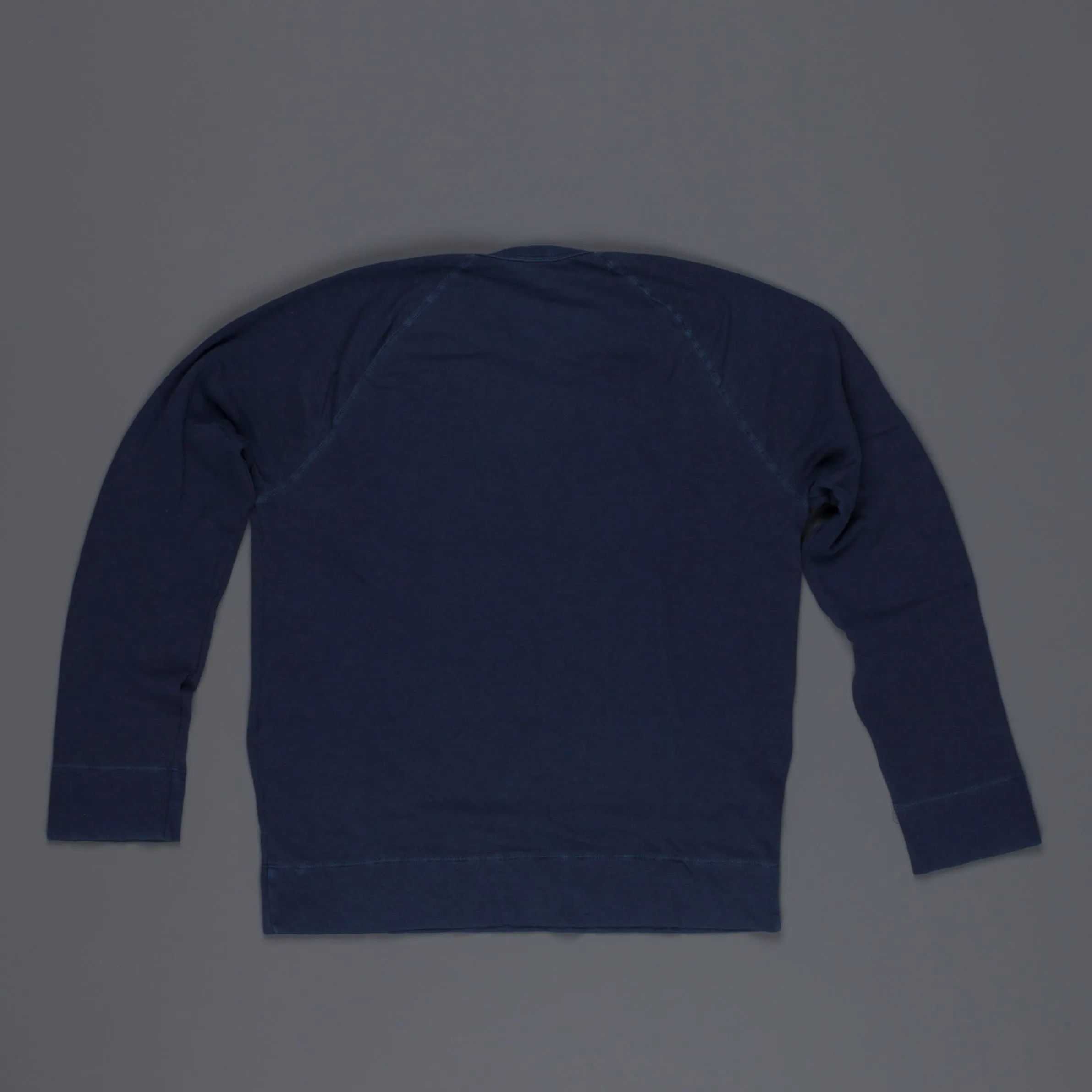 James Perse Vintage cotton raglan pullover Admiral Pigment