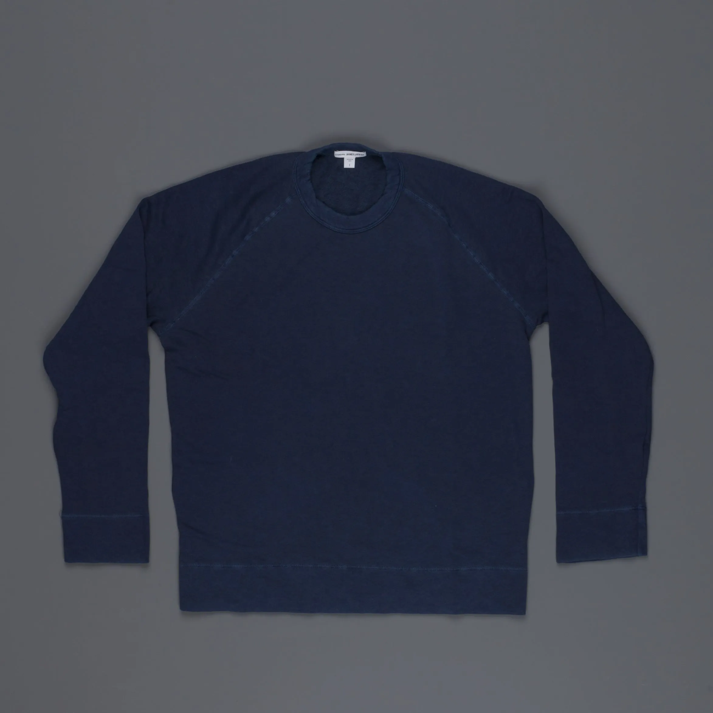 James Perse Vintage cotton raglan pullover Admiral Pigment