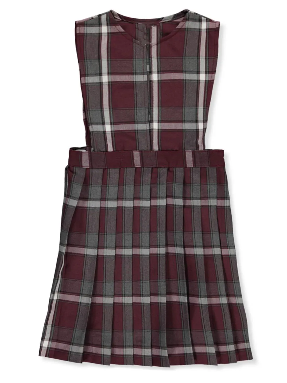 Jumper Plaid #91 Slit Front Knife Pleat