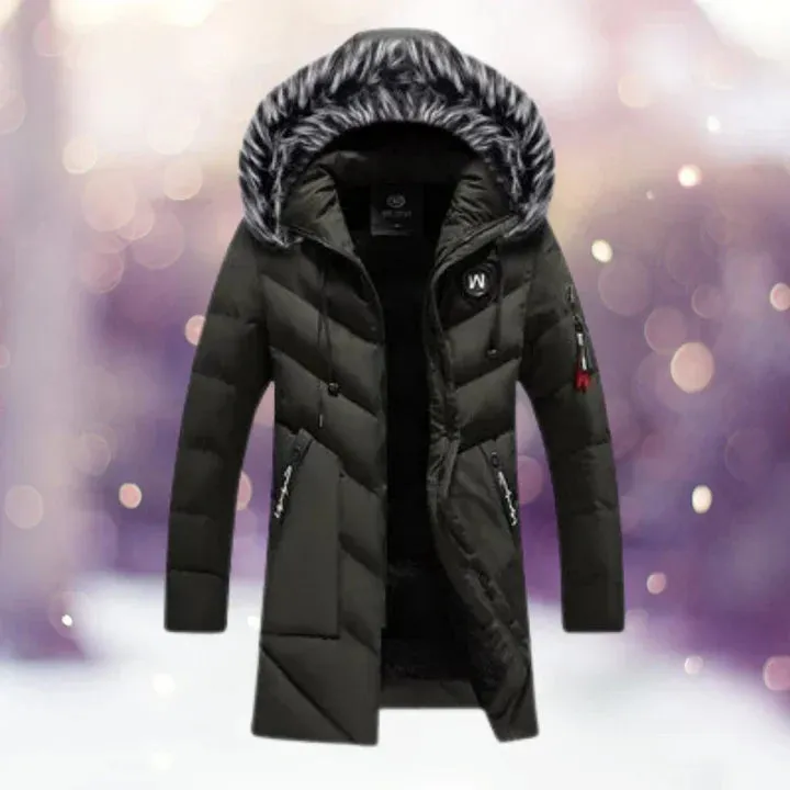 Jurgen - fur collar thermal parka windbreaker classic jackets
