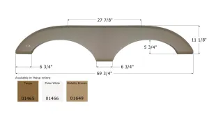 Keystone 5th Wheel Travel Trailer FS710 - Metallic Bronze