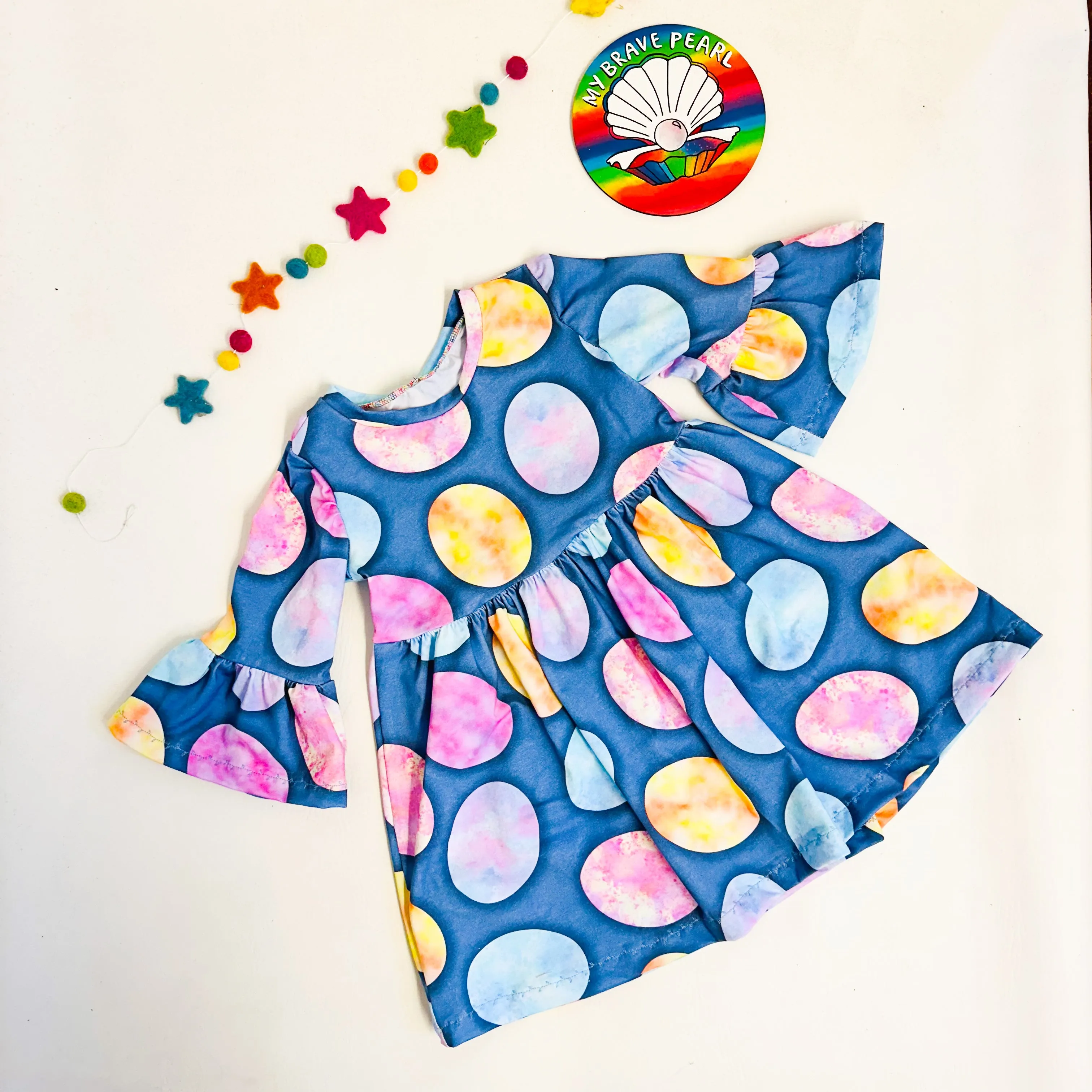 Kids Bell Sleeve Dress