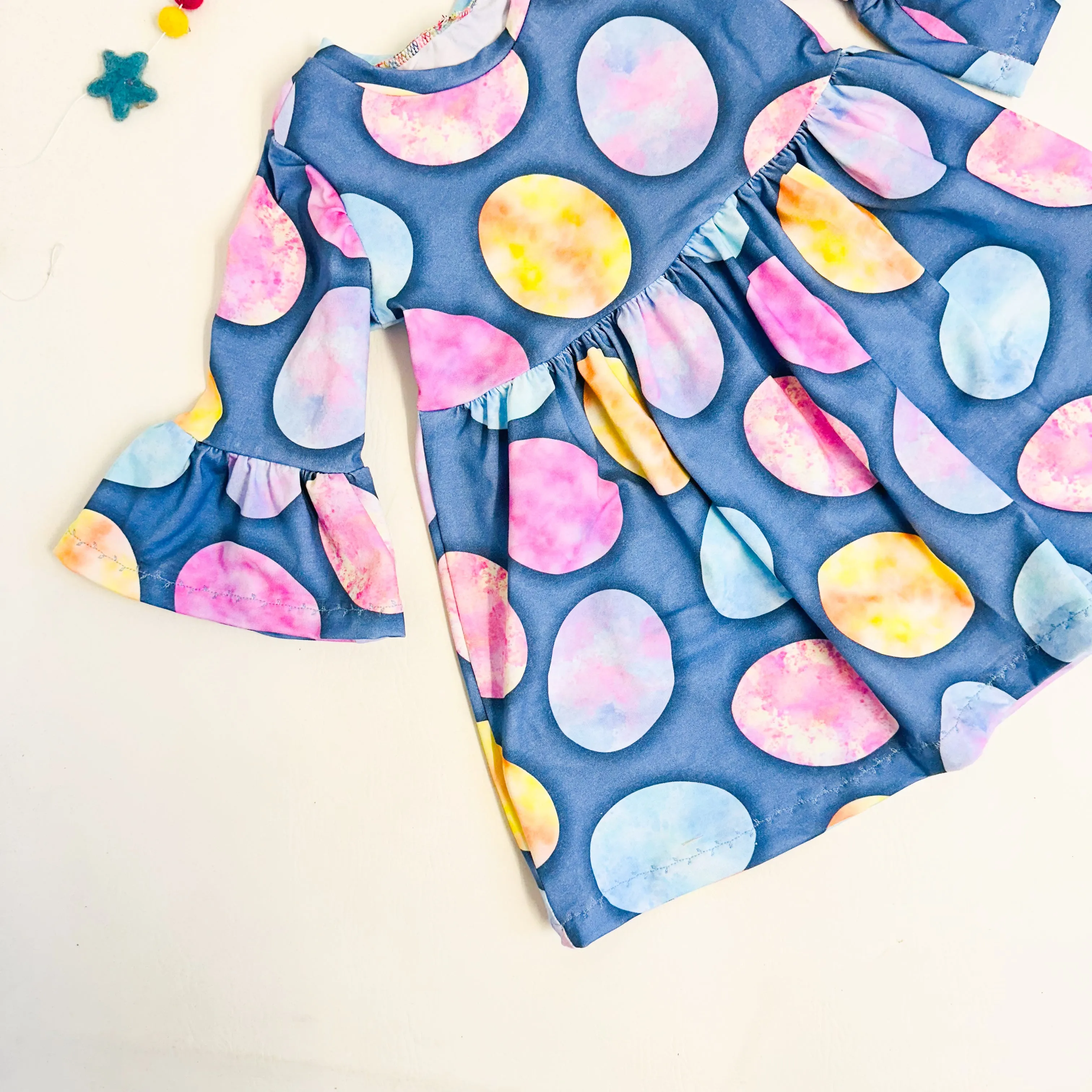 Kids Bell Sleeve Dress