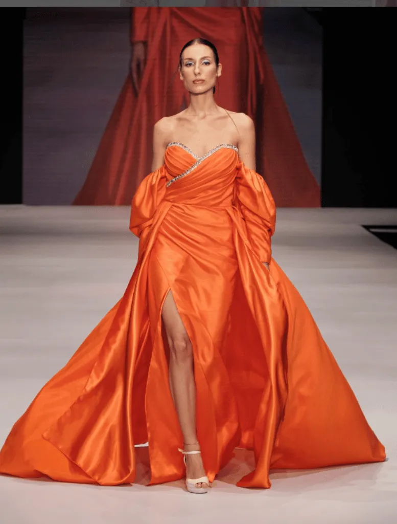 Kika Gown - Orange