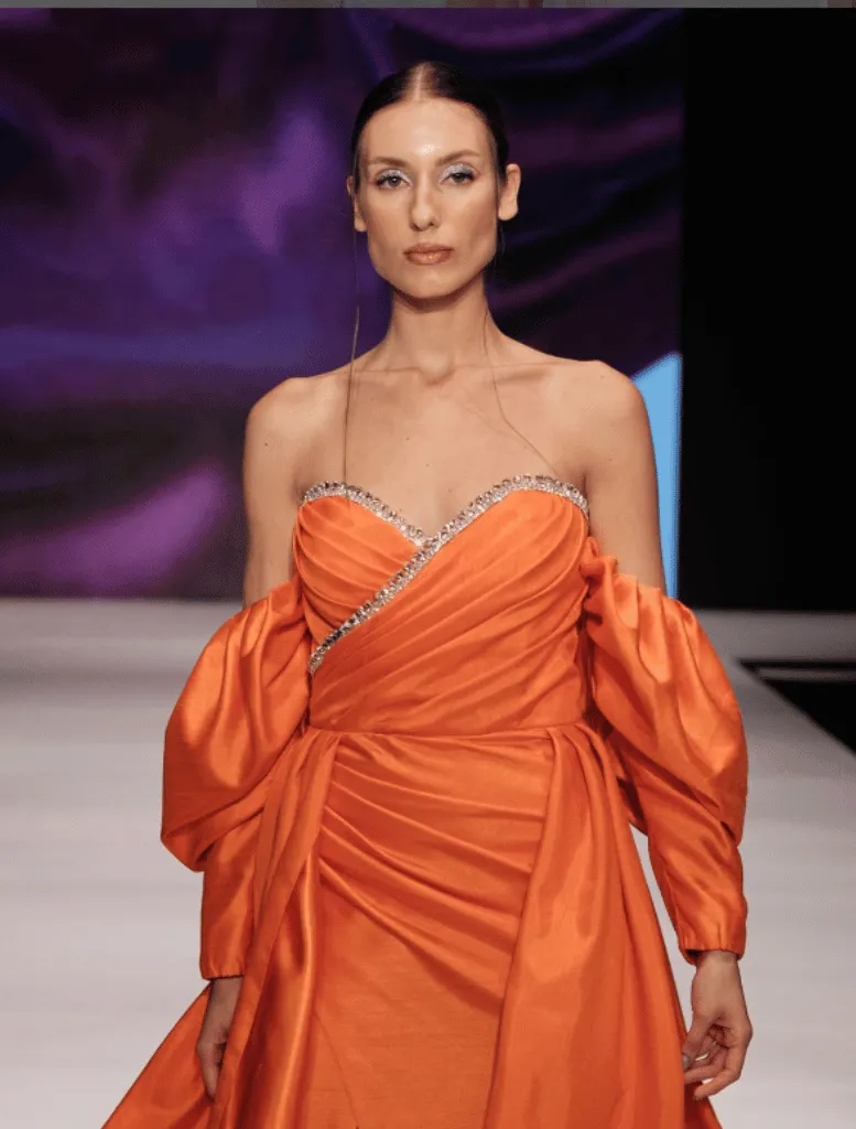 Kika Gown - Orange