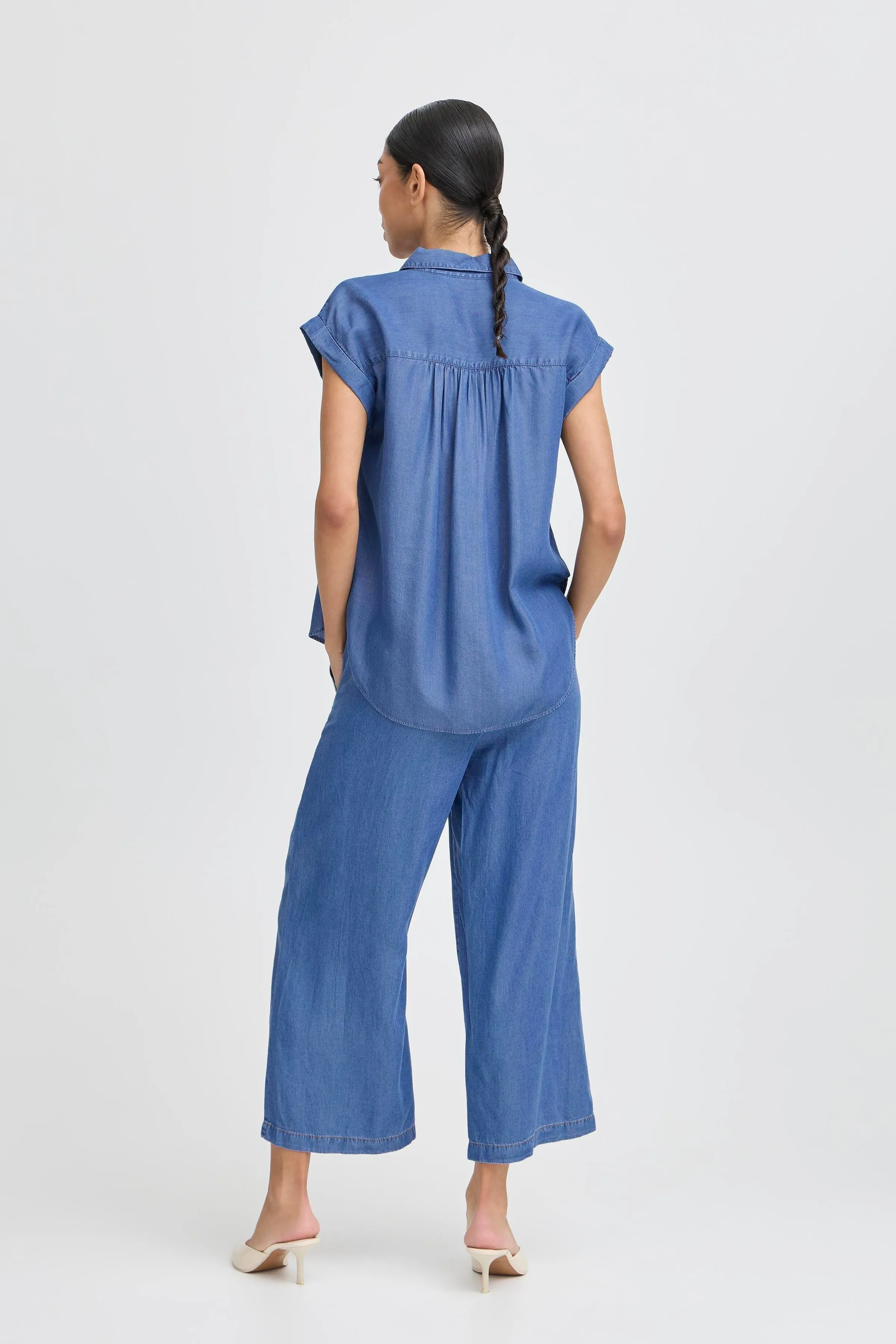 Kosmo Shirt | Mid Blue Denim