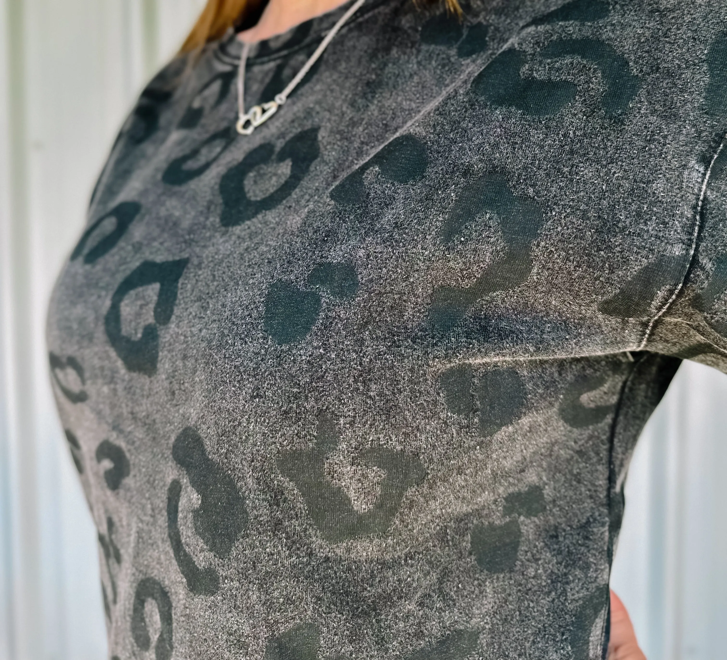 LEOPARD T-SHIRT DRESS