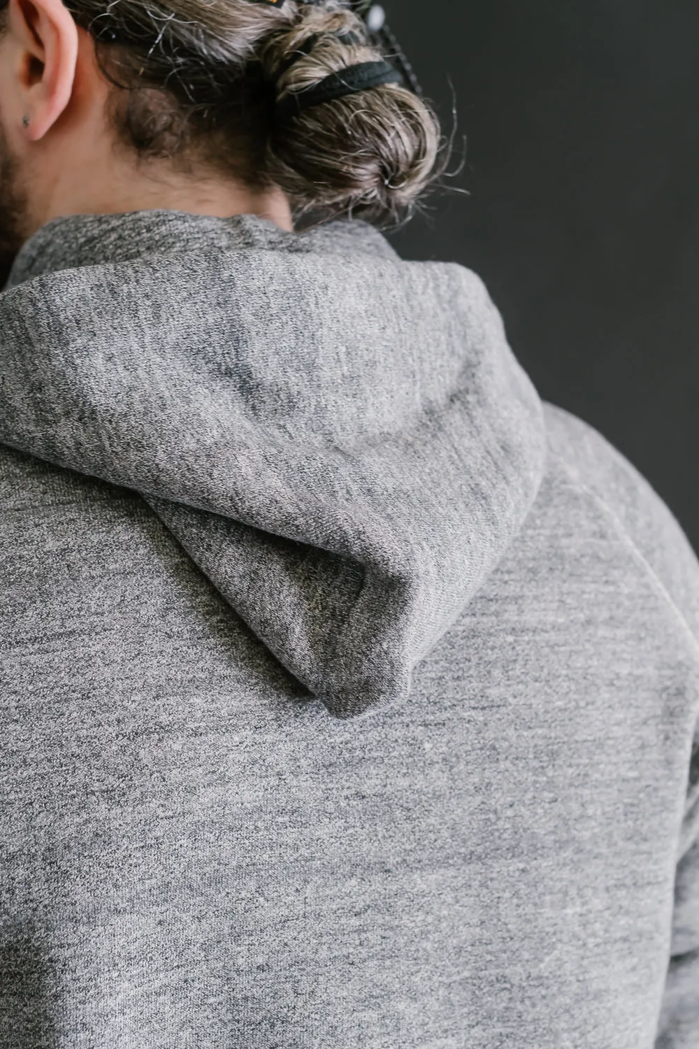 Lot 262 - DENIME - Four Needle Raglan Hoodie - Dark Heather