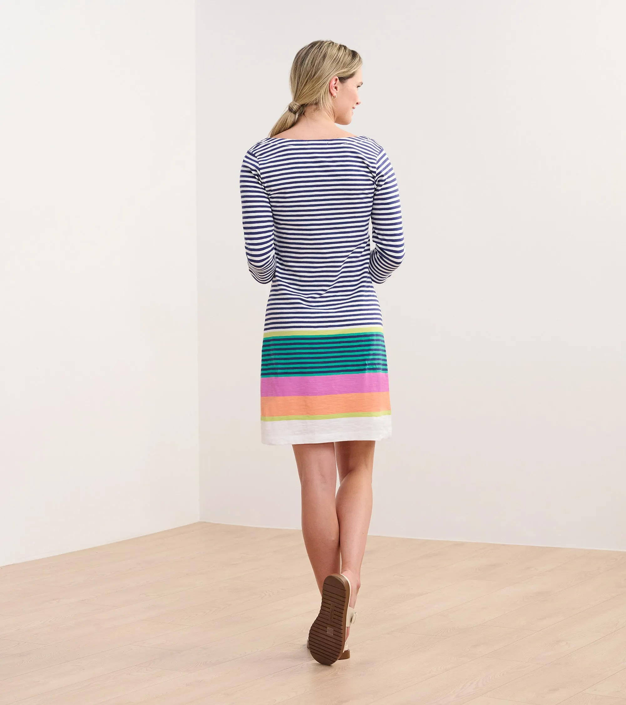 Lucy Dress - Seaside Stripes