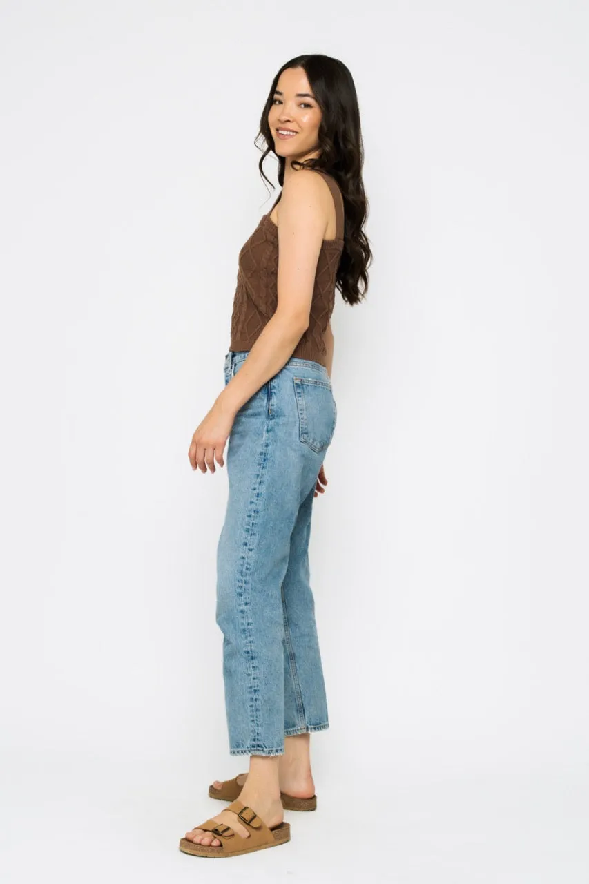 Madelyn-Cabled Sweater Cami