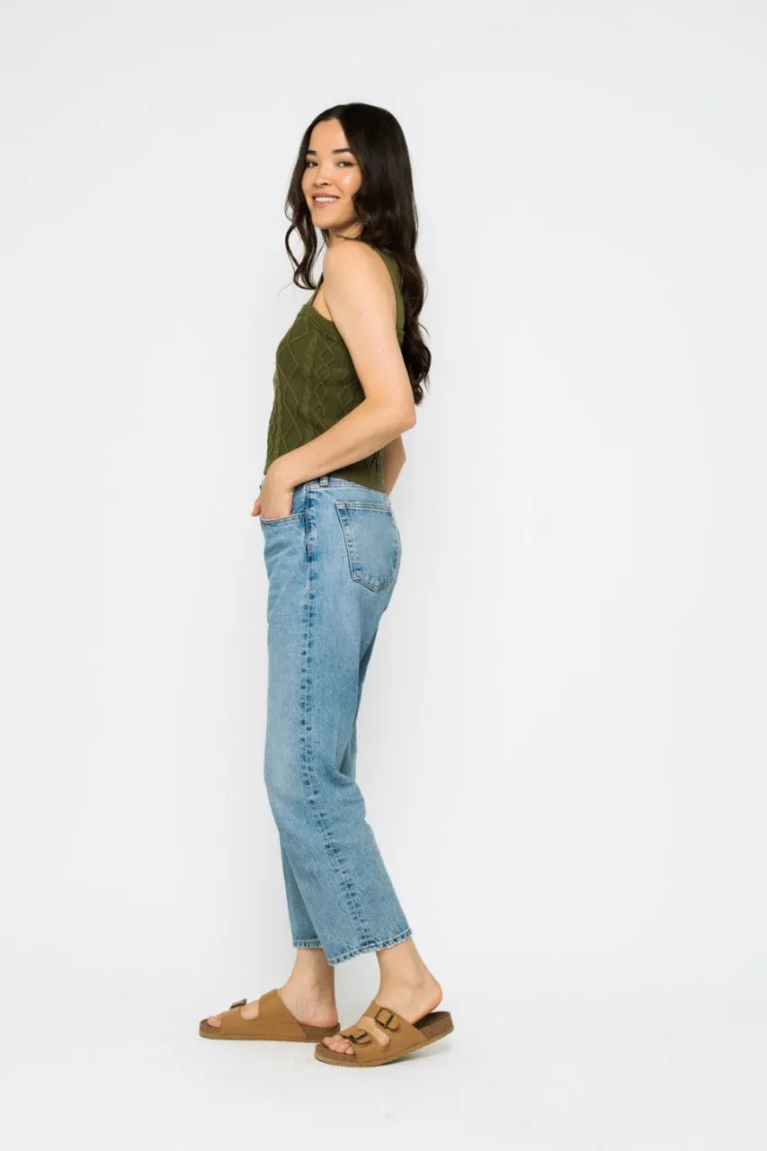Madelyn-Cabled Sweater Cami
