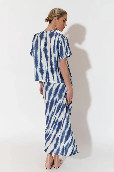 MAE PRINT CUPRO SKIRT