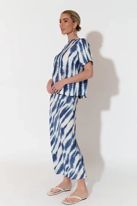 MAE PRINT CUPRO SKIRT