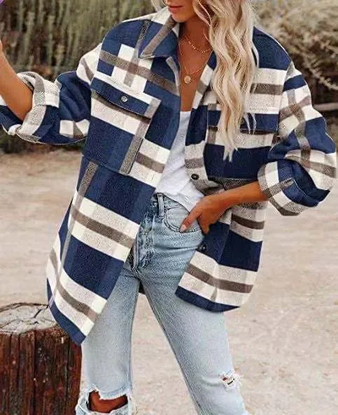 Magilsa | Elegant Plaid Shirt