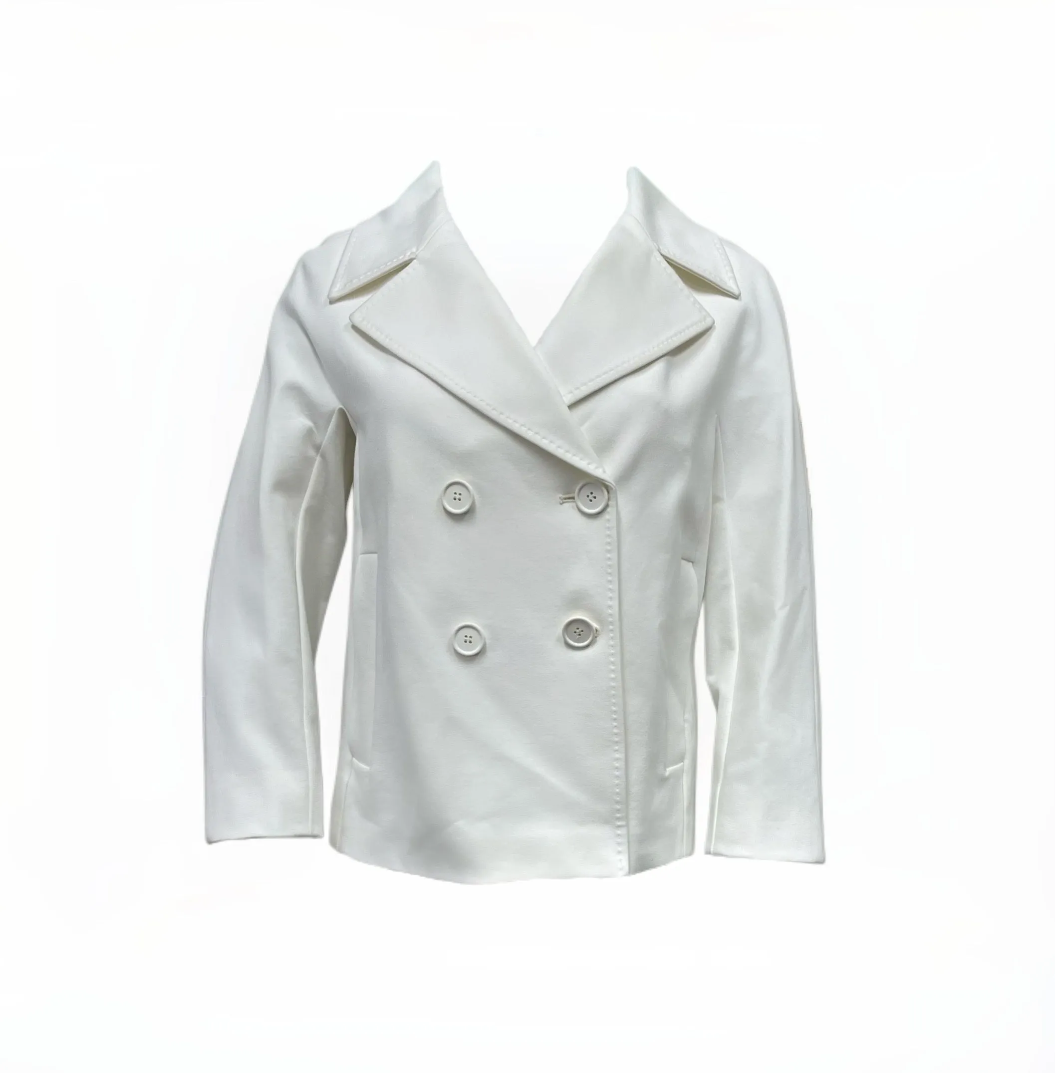 Max Mara Women's White Espero Casual Jacket NWT