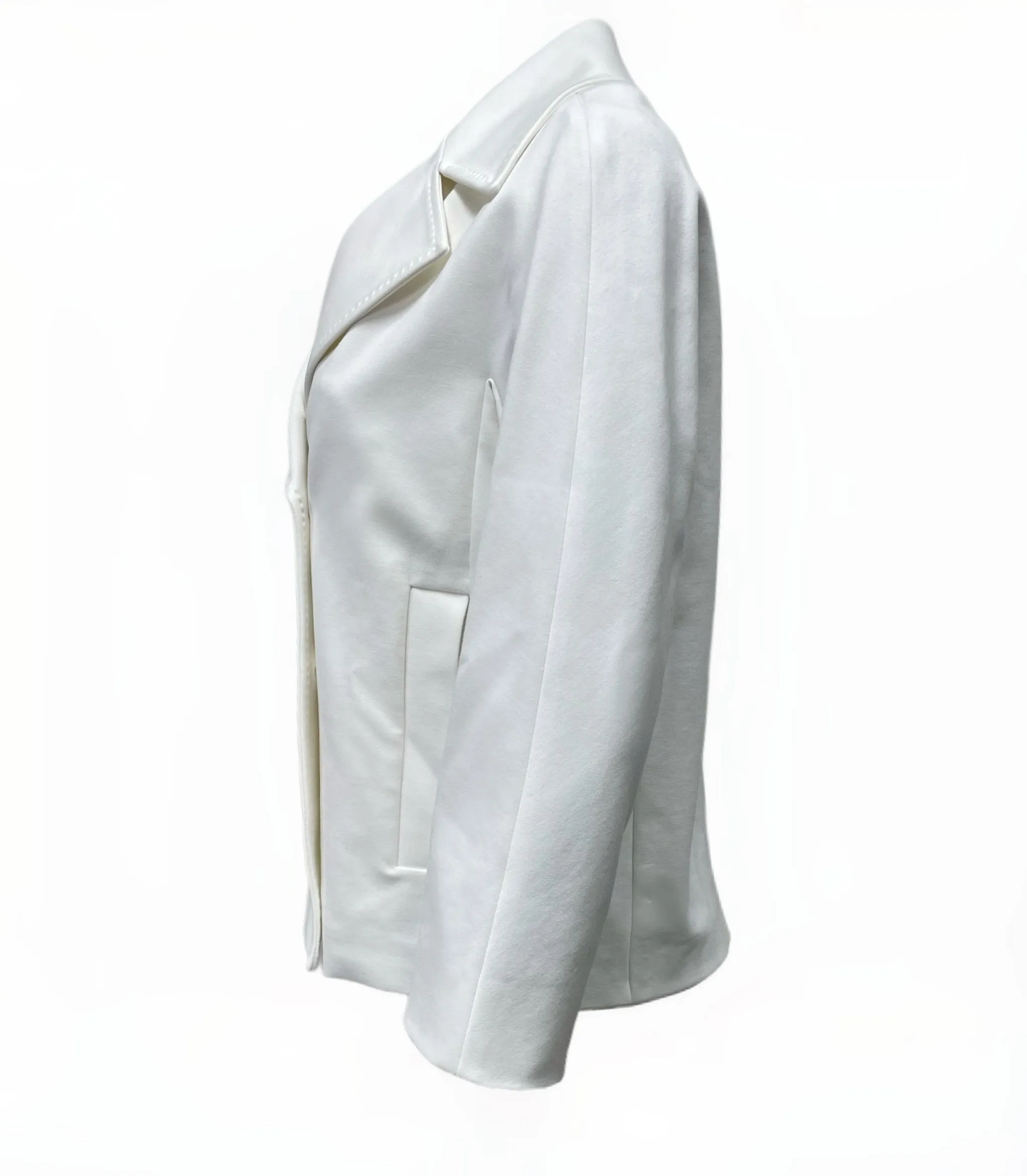 Max Mara Women's White Espero Casual Jacket NWT
