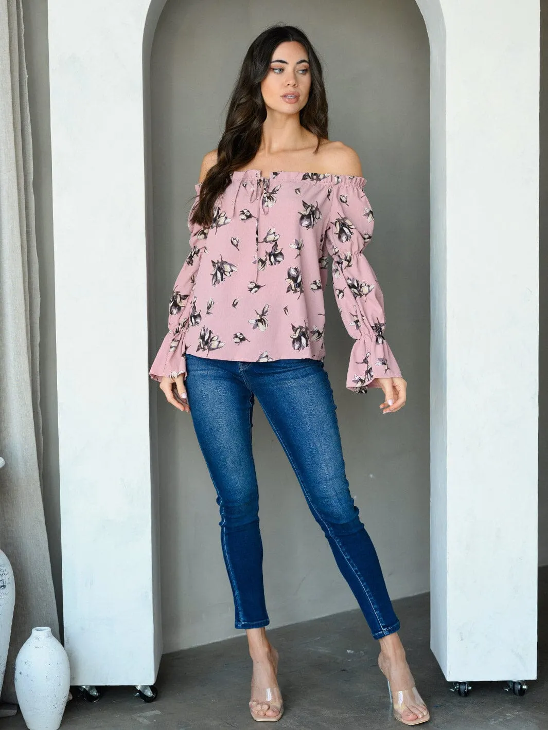 Mayra Tunic top Mauve