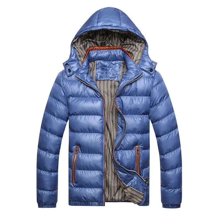 Men's jackets offering warm protection and casual style