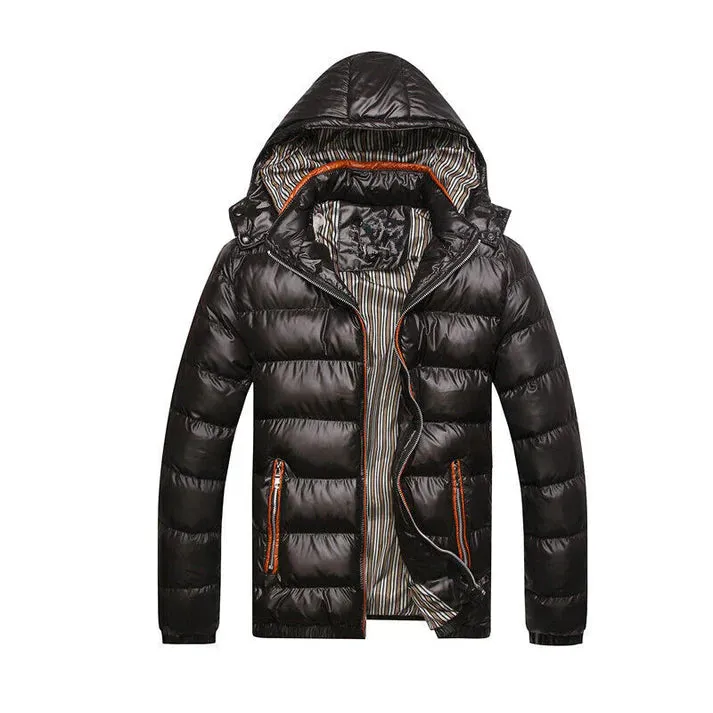 Men's jackets offering warm protection and casual style