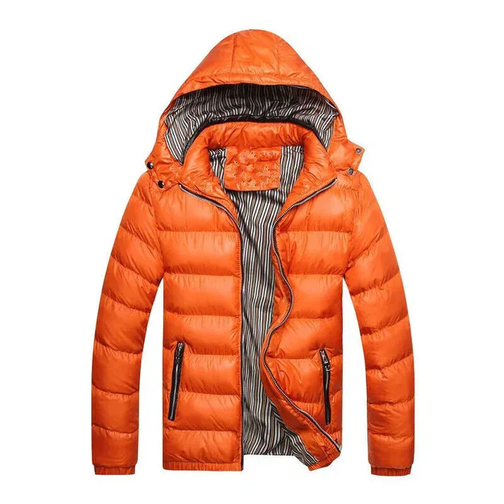 Men's jackets offering warm protection and casual style