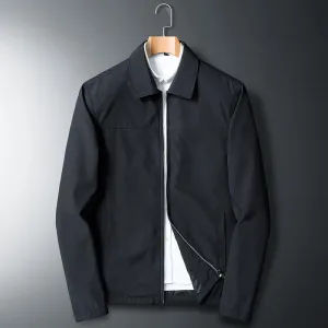 Men's outdoor jacket lightweight functional zip-up attire - versatile weather-resistant design for daily casual wear