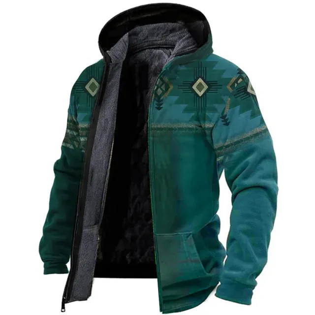 Men's Susanna Fleece Jacket - Warm Vintage Style