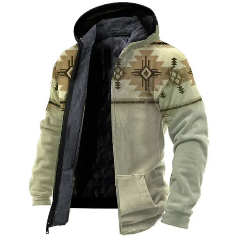 Men's Susanna Fleece Jacket - Warm Vintage Style