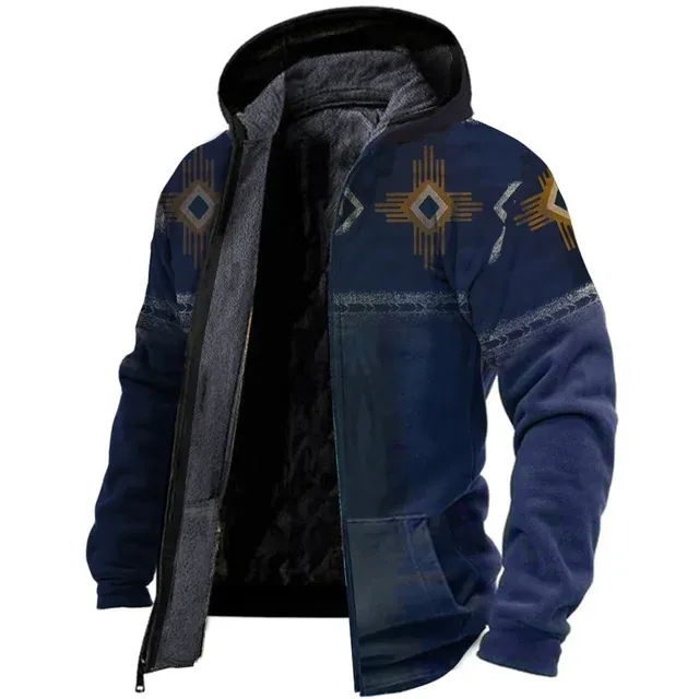 Men's Susanna Fleece Jacket - Warm Vintage Style