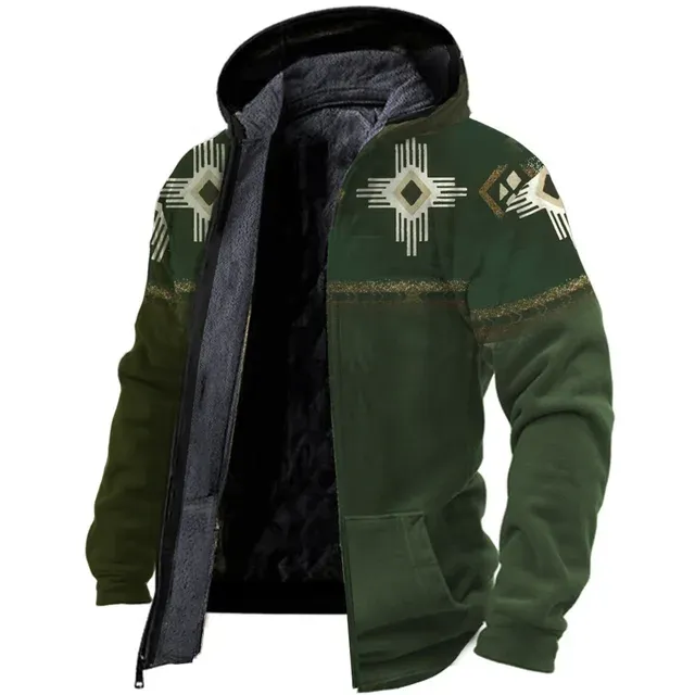 Men's Susanna Fleece Jacket - Warm Vintage Style