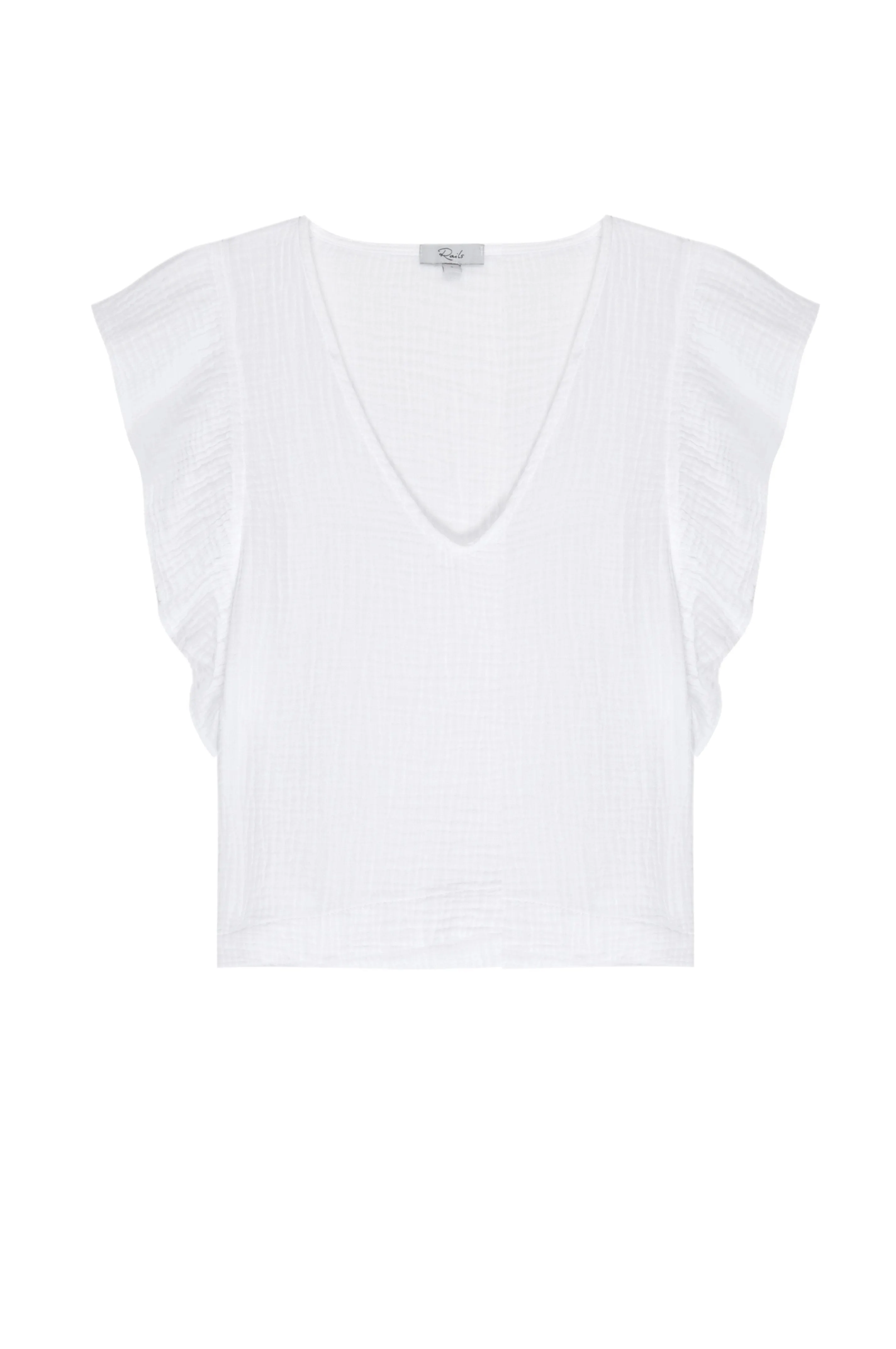 Miley White Top - L