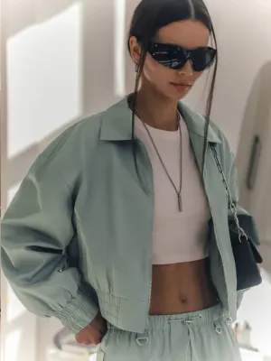 Mint short jacket - franziska