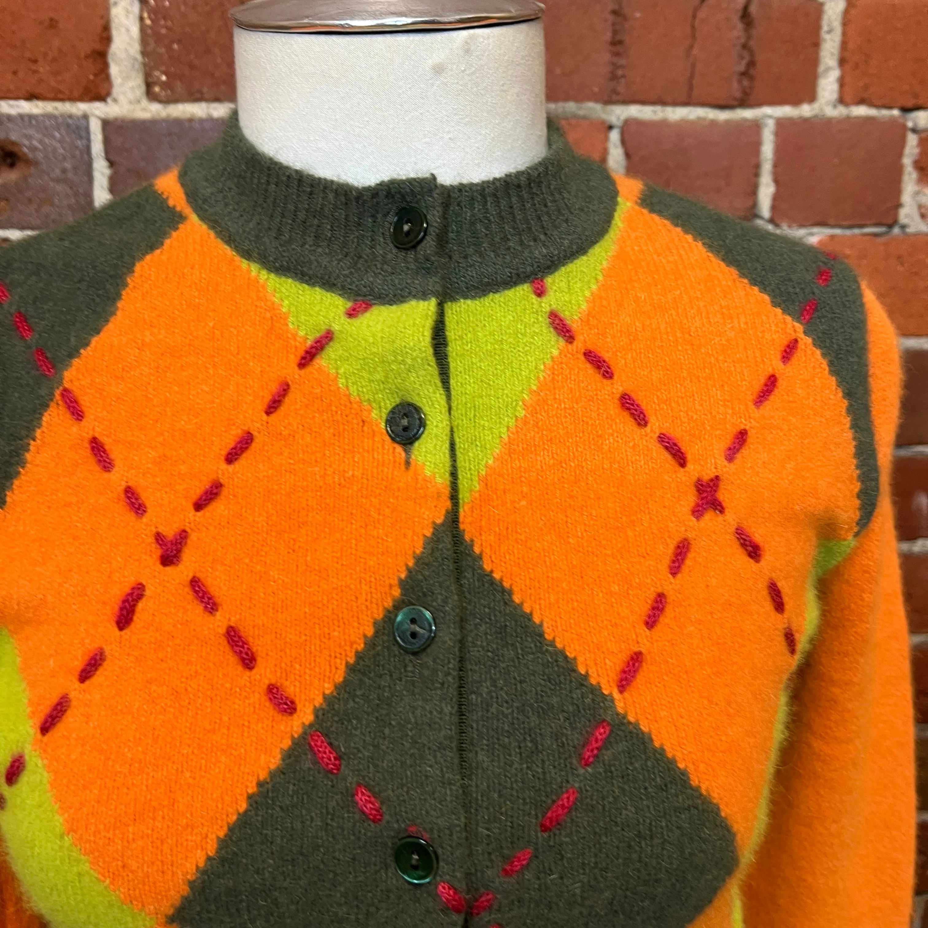 MOSCHINO 1990's cashmere cardigan and skirt suit!